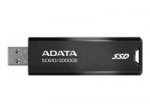 ADATA SC610 External SSD 2TB USB 3.2 Gen2 Black Red
