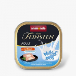 ANIMONDA Vom Feinsten Adult Milkies su Pauk&scaron;tiena ir Kreminiu Įdaru - &Scaron;lapias Kačių Maistas - 100g