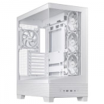 Case|ASUS|ASUS A31 PLUS Case|MidiTower|Case product features Transparent panel|ATX|BTX|MicroATX|MiniITX|Colour White|A31PLUSTGARGBWHITE
