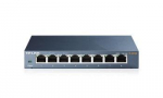 TP-Link TL-SG108 Switch 8x10/100/1000Mbps, Metal case, IEEE 802.1p QoS