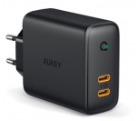 AUKEY PA-D2 Wall Charger 2xUSB-C PD Power Delivery 3.0 36W 6A Dynamic Detect