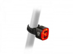 Author Cubus USB pakraunamas galinis žibintas su automatiniu stabdymo jutikliu, CobLed 70 lm, juoda/raudona