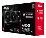 ASUS TUF Gaming Radeon RX 9070 XT OC Edition 16GB GDDR6 Graphics Card PCIe 5.0 HDMI 2.1 DisplayPort 2.1a