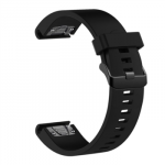 Fixed | Silicone Strap for Garmin QuickFit 20mm | Black