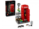 LEGO IDEAS 21347 Raudona Londono telefono būdelė