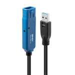 USB Prailginimo Laidas - LINDY USB 3.0 Aktyvus Prailginimo Laidas, 15 m