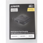 SALE OUT. Anker Prime Charging Base for Power Bank, 100W | A1902311 | Black | UNPACKED, DAMAGED PACKAGING, SCRATCHED