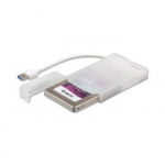 I-TEC USB 3.0 Advance MySafe Easy Enclosure 6.4cm 2.5inch External Enclosure for SATA HDD itegrated cable white