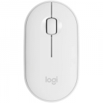 LOGITECH Pebble Mouse 2 M350s Mouse optical 3 buttons wireless Bluetooth 5.2 LE tonal white