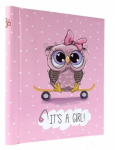 Albumas GED DRS20 OWL PINK 22,5x28 | 40 magnet psl | spiralinio ri&scaron;imo | max 10x15 160