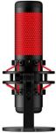 HyperX QuadCast - USB Microphone (Black-Red) - Red Lighting