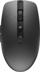 HP 715 Wireless Bluetooth Mouse - Multi-Device, Programmable, 4-way Scrolling, Rechargeable - Black