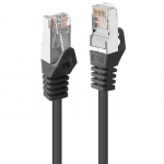 Tinklo Kabelis - LINDY Cat.5e F/UTP Tinklo Kabelis, RJ45, M/M, 100MHz, 0.5 m, Juodas