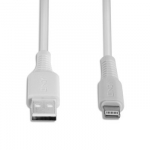 Kabelis - LINDY USB Type A į Lightning kabelis 3m 480Mbps baltas