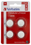 Verbatim 49531 Lithium baterijos CR2016 3V (4 vnt pakuotėje)