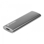 Verbatim 47444 Vx500 I&scaron;orinis SSD diskas 1TB, USB-C 3.2 Gen 2, Silver