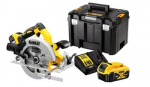 DeWALT DCS570P2-QW Ne&scaron;iojamasis diskinis pjūklas 18,4 cm Geltona 5500 RPM