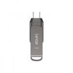 MEMORY DRIVE FLASH USB3.1 64GB/D400 LJDD400064G-BNQNG LEXAR