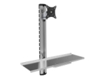 TECHLY Wall-mounted workstation holder mount with monitor support and keyboard shelf