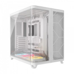 CORSAIR AIR 5400 LX-R LINK Tempered Glass Mid-Tower White