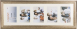 Photo frame Ema Gallery 20x60/5/10x15, bronze (VF3968)