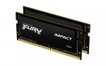 KINGSTON 16GB 3200MHz DDR4 CL20 SODIMM Kit of 2 FURY Impact