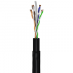 Goobay | CAT 6 Outdoor-patch cable, U/UTP | 94393 | Black RJ45 male (8P8C) | RJ45 male (8P8C)