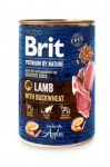 BRIT Premium by Nature Lamb with buckwheat - &scaron;lapias maistas &scaron;unims - 400g