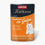 ANIMONDA Vom Feinsten Adult Raffinesse želėje, turtingas Vi&scaron;tiena su Kalakutu - &scaron;lapias maistas katėms - 85g