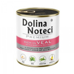 DOLINA NOTECI Premium turtingas ver&scaron;iena su žaliaisiais žirneliais &ndash; &scaron;lapias &scaron;unų maistas &ndash; 800g