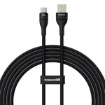 Baseus Flash 2 USB A į USB C greitojo įkrovimo kabelis 2 m 100 W Juoda