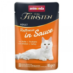 ANIMONDA Vom Feinsten Raffinesse in sauce Chicken with turkey - &scaron;lapias kačių maistas - 85g
