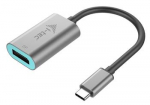 I-TEC USB C to Display Port Metal Adapter 1x DP 4K 60Hz Ultra HD compatible with Thunderbolt 3