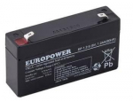 BATTERY 6V 4.5AH VRLA/EP4.5-6 EUROPOWER EMU