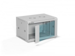 ALANTEC Stelažinė spinta 19" 6U 600x450, Pilka FLAT PACK