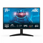 AOC | Q27B36X | 27 " | IPS | QHD | 16:9 | 144 Hz | 4 ms | 2560 x 1440 pixels | 300 cd/m&sup2; | HDMI ports quantity 1 | Black