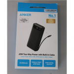 SALE OUT. Anker Power Bank 65W | A1383H11 | 20000 mAh | Black | UNPACKED, SCRATCHES