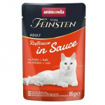 ANIMONDA Vom Feinsten Raffinesse in sauce Chicken with veal - &scaron;lapias kačių maistas - 85g