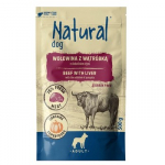 NATURAL Jautiena su kepenėlėmis ir moliūgais - drėgnas pa&scaron;aras &scaron;unims - 500g