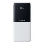 Baseus Lipow i&scaron;orinė baterija 10000mAh 22,5W su dviem integruotais laidais (su Baseus Simple USB-A - USB-C 3A 20cm laidu) - balta