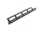LANBERG PPKS-1224-B keystone Patch Panel Blank 24 port Staggeged 1U with Organizer Black