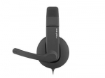 Natec HEADPHONES RHEA with MICROPHONE BLACK