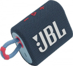 JBL GO 3 tamsiai mėlyna bevielė mobili Bluetooth kolonėlė su vandeniui ir smūgiams atspariu dizainu (IP67) | Iki 5 val. grojimas