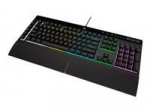 Corsair K55 RGB PRO laidinė žaidimų klaviatūra su RGB LED ap&scaron;vietimu - US klavi&scaron;ų i&scaron;sidėstymas