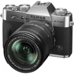 Fujifilm X-T30 II sidabrinis sisteminis fotoaparatas su 18-55mm objektyvu
