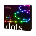 Twinkly | Dots Smart LED Lights 200 RGB (Multicolor), 10m, Transparent | RGB &ndash; 16M+ colors
