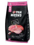 PAN MIĘSKO Veal with quail L puppy - sausas maistas &scaron;unims - 20kg