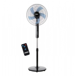 N'OVEEN F455 16"/40 cm stovintis ventiliatorius su nuotolinio valdymo pulteliu, juodas