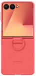Samsung Galaxy Flip7 Silicone Case with Ring Red