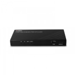 HDMI Skirstytuvas - LINDY 2 Prievadų HDMI Skirstytuvas 8K60, 48G, Su Garso I&scaron;traukimu ir Sumažinimu, Juodas